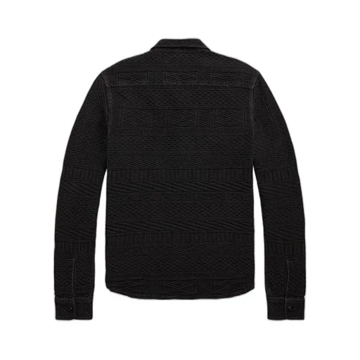 Indigo Jacquard Workshirt