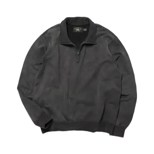 French Terry Quarter-Zip Pullover