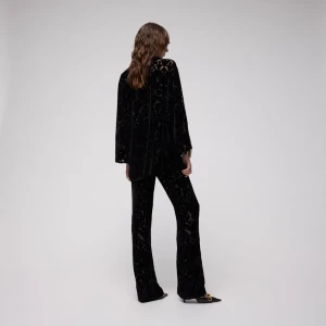 Floral Devoré Velour Shirt