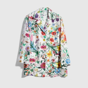 Printed Silk Twill Shirt