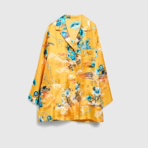 Printed Silk Twill Shirt