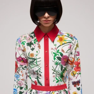 Printed Silk Shirt