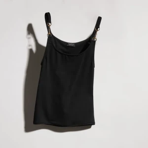 Viscose CrÊPe Jersey Top With Horsebit