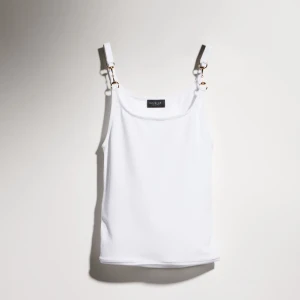 Viscose CrÊPe Jersey Top With Horsebit