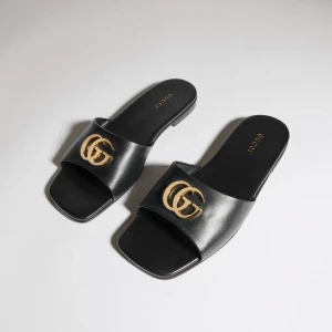 Slide Sandal With Double G