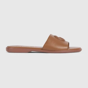 Slide Sandal With Double G