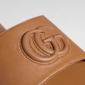Slide Sandal With Double G