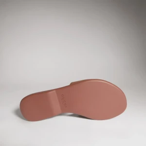 Slide Sandal With Double G
