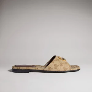 Slide Sandal With Double G