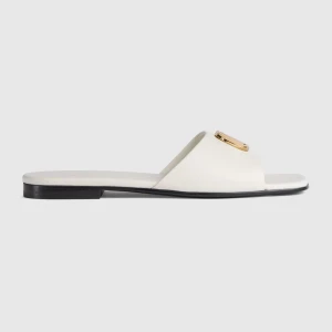 Slide Sandal With Double G