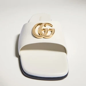 Slide Sandal With Double G