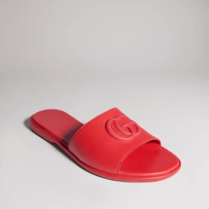 Slide Sandal With Double G