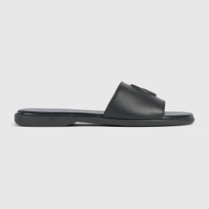 Slide Sandal With Double G