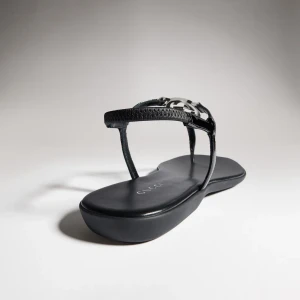 Thong Sandal With Interlocking G