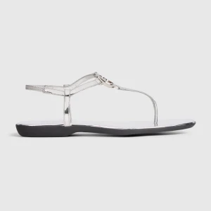 Thong Sandal With Interlocking G