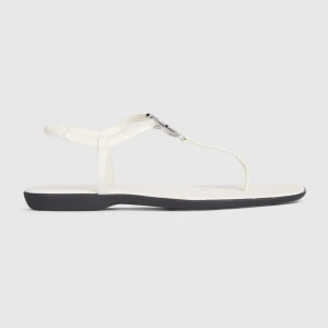 Thong Sandal With Interlocking G