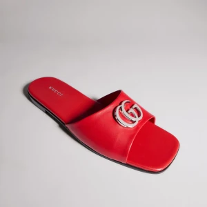 Slide Sandal With Double G