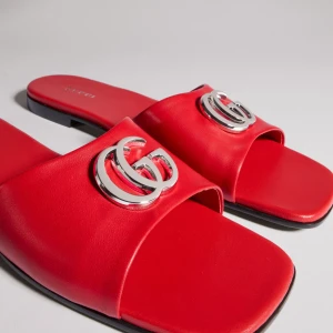 Slide Sandal With Double G