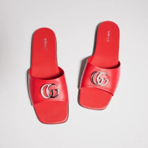 Slide Sandal With Double G