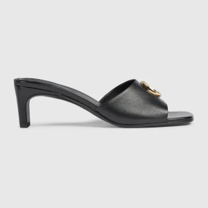 Slide Sandal With Double G