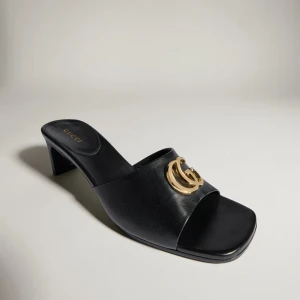 Slide Sandal With Double G