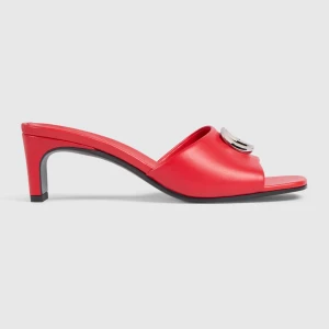 Slide Sandal With Double G