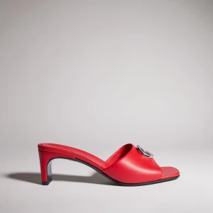 Slide Sandal With Double G