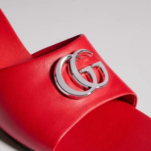 Slide Sandal With Double G
