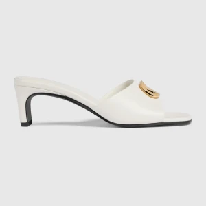 Slide Sandal With Double G