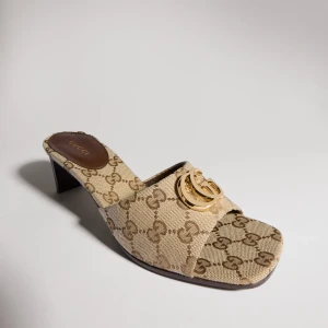 Slide Sandal With Double G