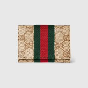 Bi-Fold Card Case With Web