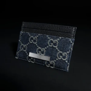 Card Case With Gucci Plaque