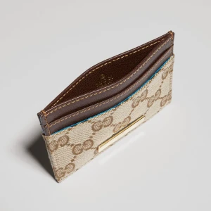 Card Case With Gucci Plaque