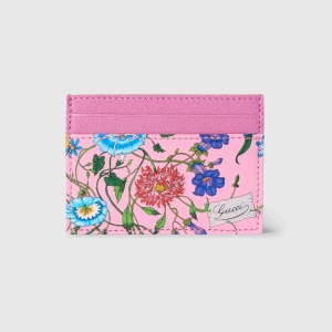 Flora-Motif Card Case