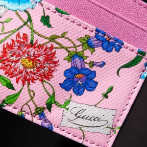 Flora-Motif Card Case