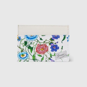 Flora-Motif Card Case