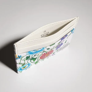 Flora-Motif Card Case