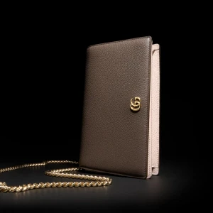 Bi-Color Gg Marmont Wallet On Chain