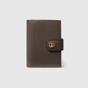 Bi-Color Gg Marmont Card Case