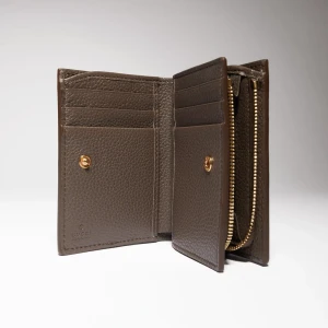 Bi-Color Gg Marmont Small Wallet