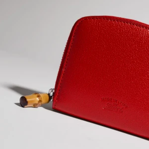 Small Wallet With Bamboo