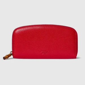 Zip Around Wallet With Bamboo