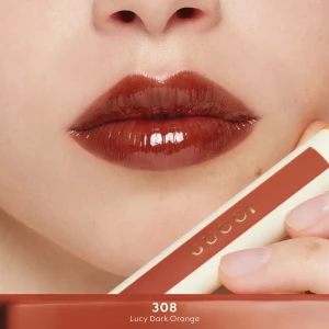 308 , Gucci Glow Oil-In-Water Tint Lucy Dark Orange