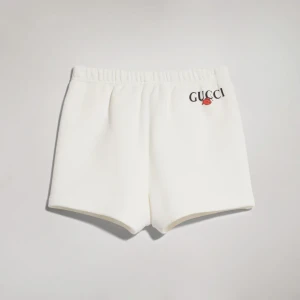 Baby Cotton Jersey Shorts With Print