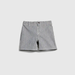 Baby Striped Denim Shorts