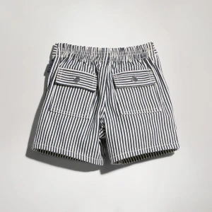 Baby Striped Denim Shorts