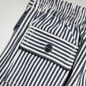 Baby Striped Denim Shorts