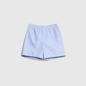 Baby Gg Striped Poplin Shorts
