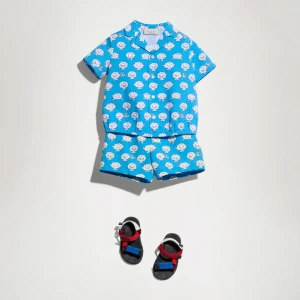 Baby Nylon Froissè Swim Shorts