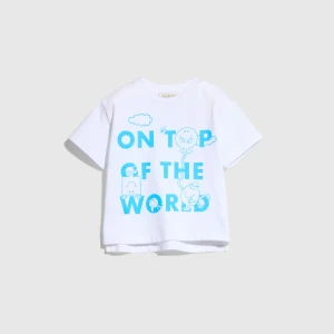 Baby Cotton Jersey T-Shirt With Print